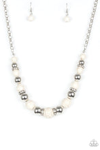 Load image into Gallery viewer, THE RULING CLASS PAPARAZZI WHITE STONE NECKLACE