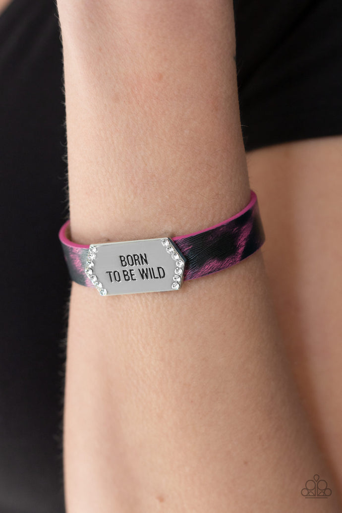 Born To Be Wild - Pink Bracelet