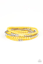 Load image into Gallery viewer, Stacked Showcase - Yellow Bracelet
