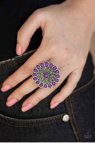 Posy Paradise Papazzai Purple Ring