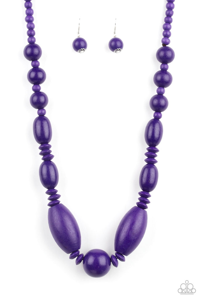 Summer Breezin - Purple Necklace