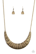 Load image into Gallery viewer, Metallic Mechanics Papazzai Brass Necklace