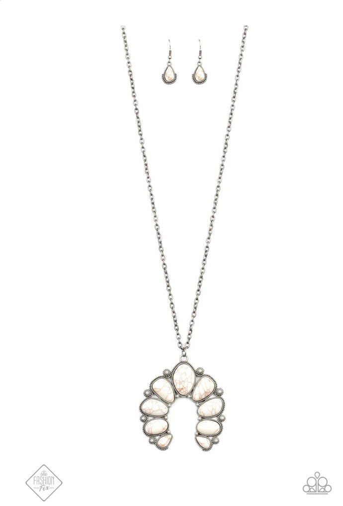 Stone Monument Papazzai White Necklace