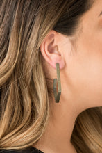 Load image into Gallery viewer, Geo Grand Papazzai Brass Earrings