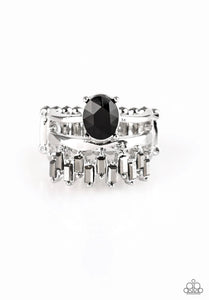 Crowned Victor Papazzai Black Ring