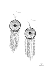 Load image into Gallery viewer, Blissfully Botanical Papazzai Black Earrings