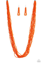 Load image into Gallery viewer, Congo Colada - Orange Necklace