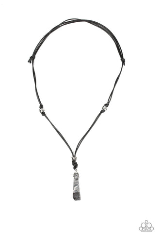 Midnight Meteorite Papazzai Black Urban Necklace