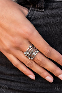 Rhinestone Studded Ritz Bling Ring