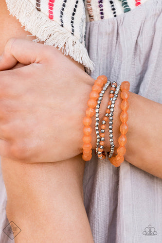 Sugary Sweet - Orange Bracelet