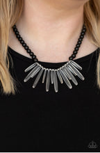 Load image into Gallery viewer, Icy Intimidation Papazzai Black Necklace