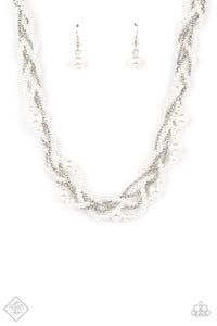 Royal Reminiscence Papazzai White Pearl Necklace