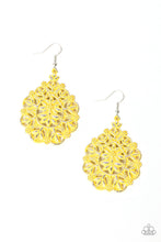 Load image into Gallery viewer, Floral Affair - Yellow Earrings