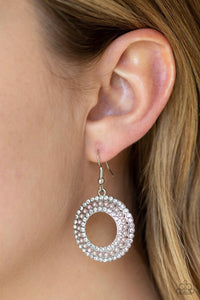 SPARKLE SPLURGE PAPAZZAI PINK EARRINGS