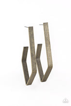 Load image into Gallery viewer, Geo Grand Papazzai Brass Earrings