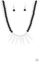 Load image into Gallery viewer, Icy Intimidation Papazzai Black Necklace