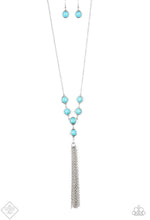 Load image into Gallery viewer, Rural Heiress Papazzai Blue Necklace