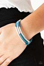 Load image into Gallery viewer, Tourist Trap Papazzai Blue Wrap Bracelet