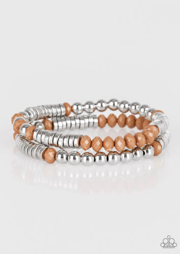Downright Dressy Papazzai Brown Bracelet
