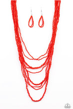 Load image into Gallery viewer, Totally Tonga Paparazzi Red Necklace