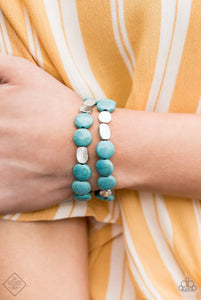 Simply Sedimentary Paparazzi Blue Bracelet