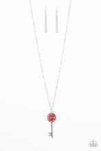 Load image into Gallery viewer, Key Keepsake - Red Necklace