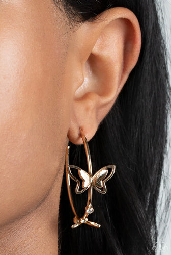 Full Out Flutter Gold Earrings