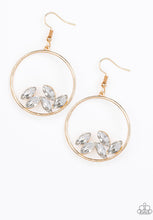 Load image into Gallery viewer, Cue The Confetti Papazzai Gold Bling Earrings