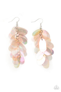 Stellar In Sequins Papazzai Pink Earrings
