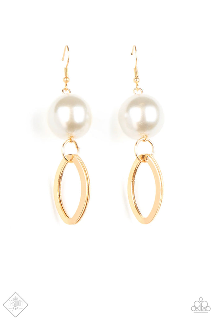 Big Spender Shimmer Papazzai Gold Earrings