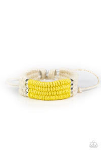 Hot Cross BUNGEE Papazzai Yellow Bracelet